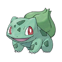Bulbasaur, Pokémon semilla de tipo Planta y Veneno
