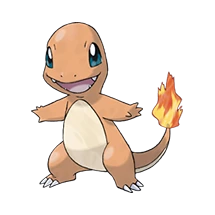 Charmander, Pokémon lagartija de tipo Fuego