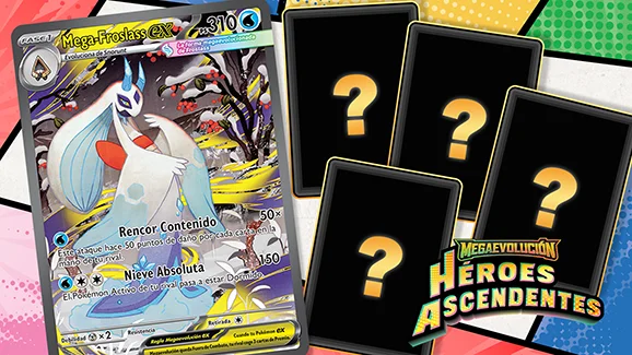 Nuevas cartas de Megaevolución de la expansión Héroes Ascendentes del JCC Pokémon